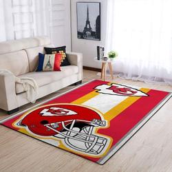 Kansas City Chiefs Nfl Football Carpet Living Room Rug Regtangle Carpet V811