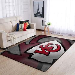 Kansas City Chiefs Nfl Football Carpet Living Room Rug Regtangle Carpet V833