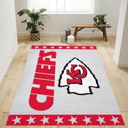 Kansas City Chiefs Banner Nfl Team Logo Rug Living Room Rug Us Gift De