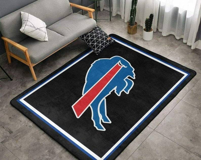 Buffalo Bills NFL Rug Carpet Area Rug Home Living Decor Sport Decor