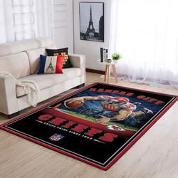 Kansas City Chiefs Nfl Team Pride Rectangle Rug Living Room Regtangle Carpet