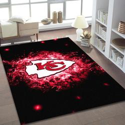 Kansas City Chiefs Rug Carpet Nfl Decor Sport Decor