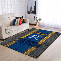 Kansas City Royals Mlb Area Rugs Living Room Carpet Team Logo Wooden Home Rug 2