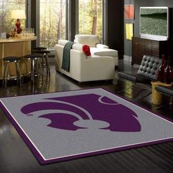 NCAA Kansas State Wildcats Living Room Rug Home Decor Floor Decor 28114 1