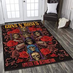 Guns N' Roses Arealiving Carpet20030397 Home Decor Area Rug Living Room