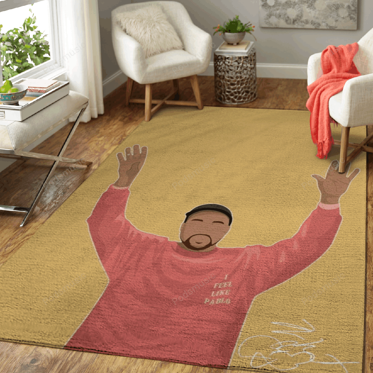 Kanye West List Music Art For Fans Area Rug Living Room Carpet Rug Regtangle Carpet Floor Decor Home Decor