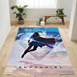 Kara Danvers Supergirl Dc Comics Tv Supergirl Season Area Rug Living Room And Bed Room Rug Rug Regtangle Carpet Floor Decor Home Decor