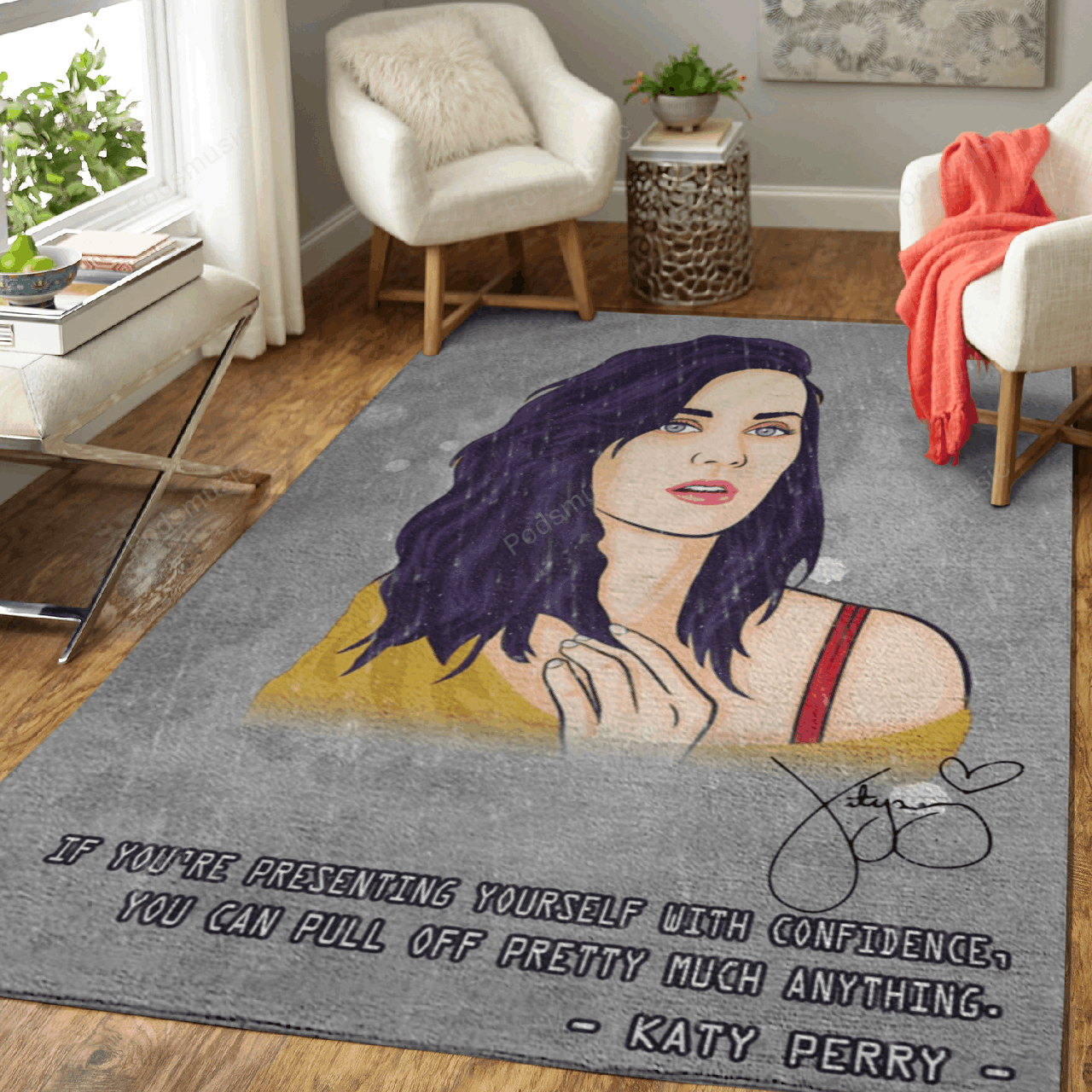 Katy Perry Artwork Pop Music Collection Art For Fans Area Rug Living Room Carpet Rug Regtangle Carpet Floor Decor Home Decor