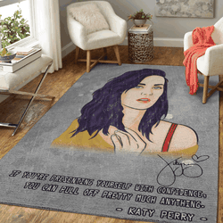 Katy Perry Artwork Pop Music Collection Art For Fans Area Rug Living Room Carpet Rug Regtangle Carpet Floor Decor Home Decor
