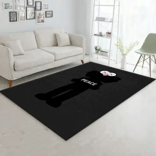 Kaws Area Rugs Fashion Brand Rug Home Decor Floor Decor Living Room Area Rug Home Decor