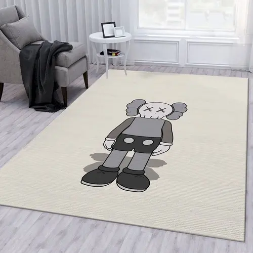Kaws Standing Grey Fashion Brand Area Rug Living Room Rug Home Decor F