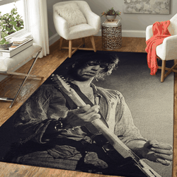 Keith Richards And Guitars Music Artist Art For Fans Area Rug Living Room Carpet Rug Regtangle Carpet Floor Decor Home Decor