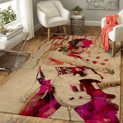 Keith Richards Artwork Music Art For Fans Area Rug Living Room Carpet Rug Regtangle Carpet Floor Decor Home Decor