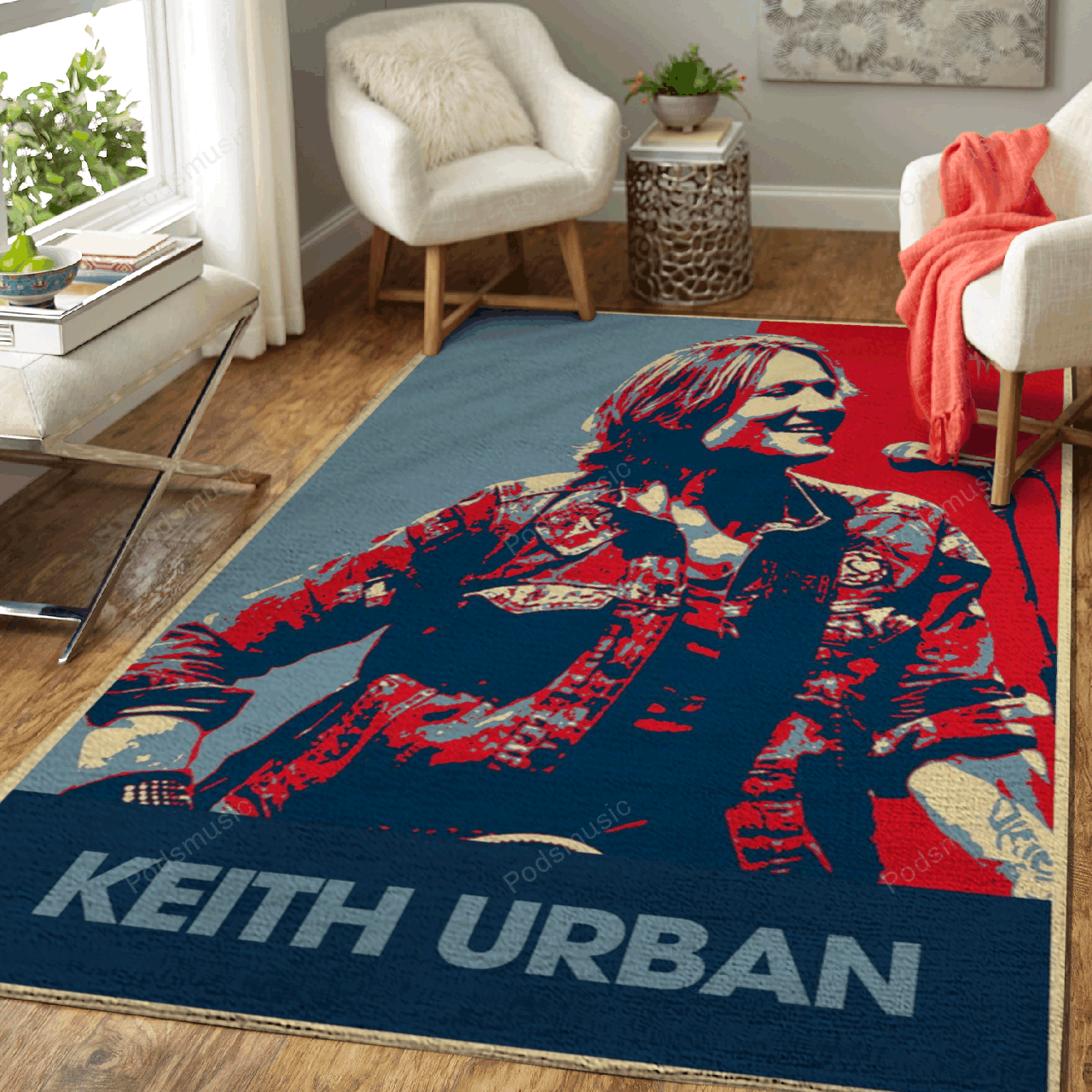 Keith Urban Country Music Art For Fans Area Rug Living Room Carpet Rug Regtangle Carpet Floor Decor Home Decor