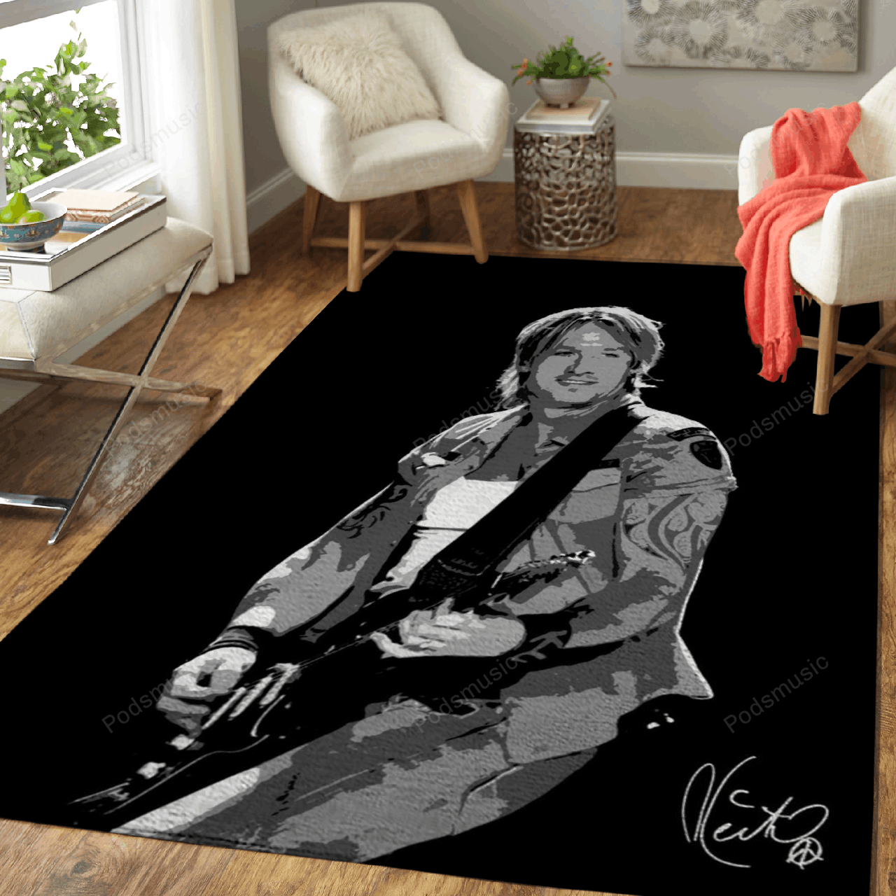 Keith Urban Coutry Music Art For Fans Area Rug Living Room Carpet Rug Regtangle Carpet Floor Decor Home Decor