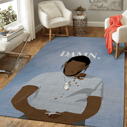 Kendrick Lamar Damn Hiphop And Rap Art For Fans Area Rug Living Room Carpet Rug Regtangle Carpet Floor Decor Home Decor