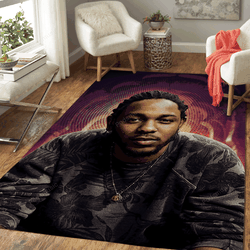 Kendrick Lamar Rap Music Art For Fans Area Rug Living Room Carpet Rug Regtangle Carpet Floor Decor Home Decor