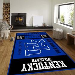 Kentucky Wildcats Ncaa Customizable Rug Bedroom Rug Floor Us Decor