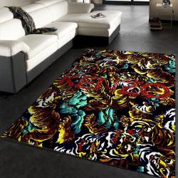 Kenzo Logo Rug Fashion Brand Rug Home Decor Floor Decor Living Room Area Rug Home Decor