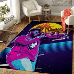 Khalid Donnel Retro Khalid Music Art For Fans Area Rug Living Room Carpet Rug Regtangle Carpet Floor Decor Home Decor