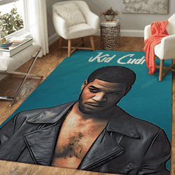 Kid Cudi Music Artists Art For Fans Area Rug Living Room Carpet Rug Regtangle Carpet Floor Decor Home Decor