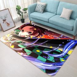 Kimetsu No Yaiba Anime 13 Area Rug Living Room And Bed Room Rug Rug Regtangle