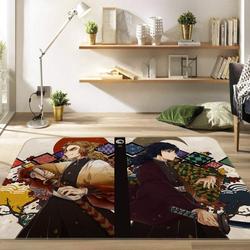 Kimetsu No Yaiba Anime 14 Area Rug Living Room And Bed Room Rug Regtangle