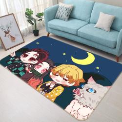 Kimetsu No Yaiba Anime 16 Area Rug Living Room And Bed Room Rug Regtangle