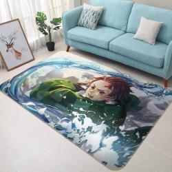 Kimetsu No Yaiba Anime 25 Area Rug Living Room And Bed Room Rug Rug Regtangle