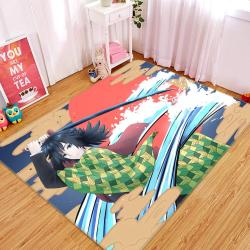 Kimetsu No Yaiba Anime 26 Area Rug Living Room And Bed Room Rug Rug Regtangle