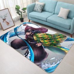 Kimetsu No Yaiba Anime 28 Area Rug Living Room And Bed Room Rug Rug Regtangle