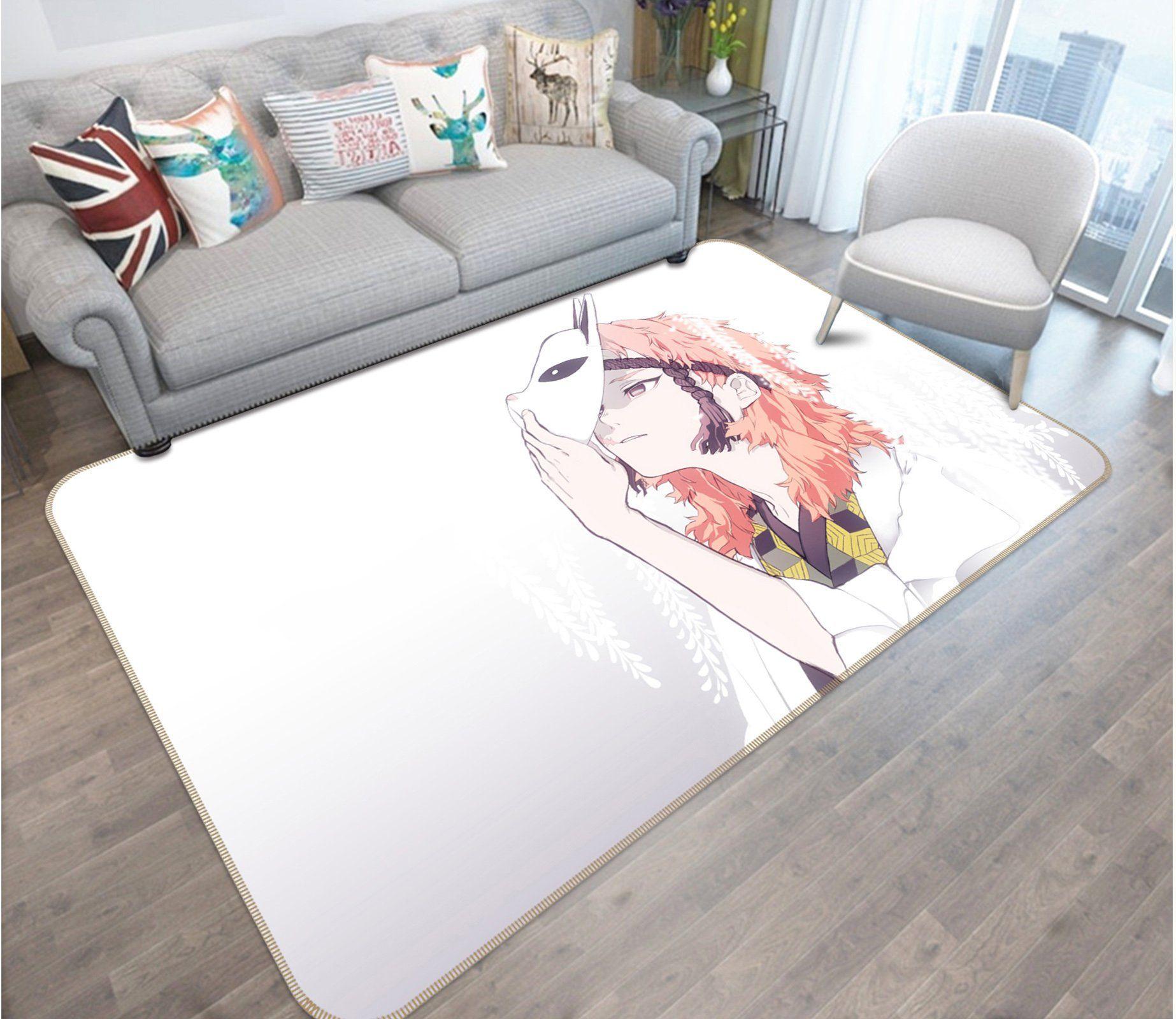 Kimetsu No Yaiba Anime 41 Area Rug Living Room And Bed Room Rug Regtangle