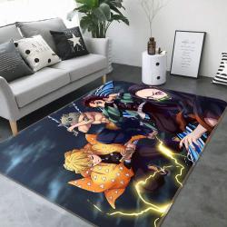 Kimetsu No Yaiba Anime 42 Area Rug Living Room And Bed Room Rug Regtangle