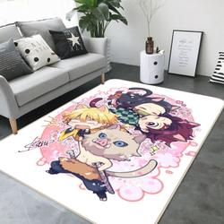 Kimetsu No Yaiba Anime 45 Area Rug Living Room And Bed Room Rug Regtangle