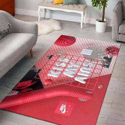 Kiss My Airs Nike Area Rug Hypebeast Carpet Fashion Brand Living Room Rugs Rug Regtangle Carpet Floor Decor Home Decor V2180