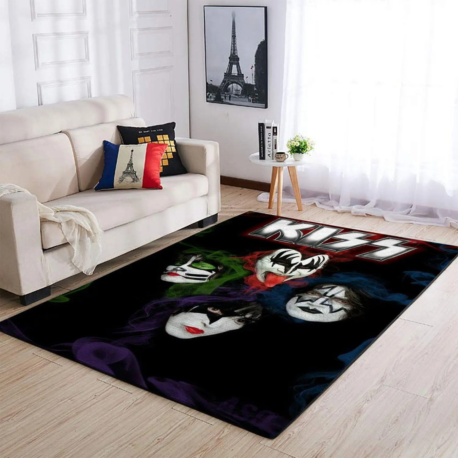 Kiss Rock Band Area Rug Music Ofd 1910121 Area Rug Living Room Carpet Rug Regtangle Carpet Floor Decor Home Decor