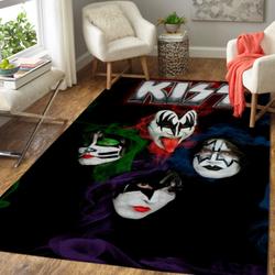 Kiss Rock Band Area Rug Music Rug Regtangle Carpet Floor Decor Home Decor V11330