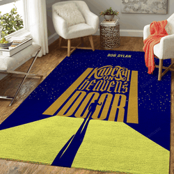 Knockin’ On Heaven’S Door Music Art For Fans Area Rug Living Room Carpet Rug Regtangle Carpet Floor Decor Home Decor