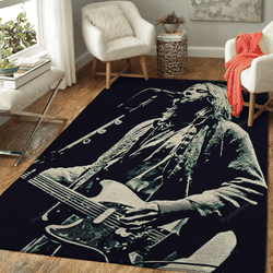 Kurt Cobain Art 11 Music Artist Art For Fans Area Rug Living Room Carpet Rug Regtangle Carpet Floor Decor Home Decor