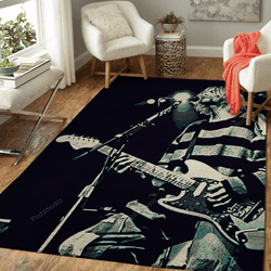 Kurt Cobain Art 7 Music Artist Art For Fans Area Rug Living Room Carpet Rug Regtangle Carpet Floor Decor Home Decor