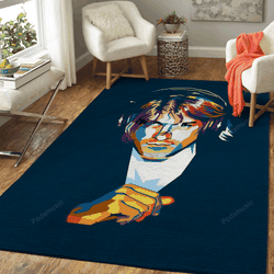 Kurt Cobain In Wpap Music Art For Fans Area Rug Living Room Carpet Rug Regtangle Carpet Floor Decor Home Decor