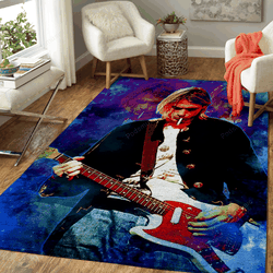 Kurt Cobain Music Space Art For Fans Area Rug Living Room Carpet Rug Regtangle Carpet Floor Decor Home Decor