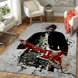 Kurt Cobain Nirvana Music Painting Art For Fans Area Rug Living Room Carpet Rug Regtangle Carpet Floor Decor Home Decor