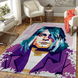 Kurt Cobain Wpap Music Art For Fans Area Rug Living Room Carpet Rug Regtangle Carpet Floor Decor Home Decor