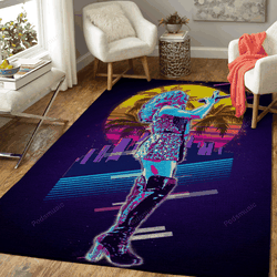 Kylie Minogue Artwork Music Synthwave 80S Art For Fans Area Rug Living Room Carpet Rug Regtangle Carpet Floor Decor Home Decor