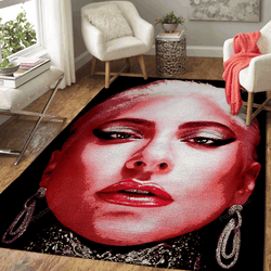 Lady Gaga Art Of Music Hitz Singer Gallery Art For Fans Area Rug Living Room Carpet Rug Regtangle Carpet Floor Decor Home Decor
