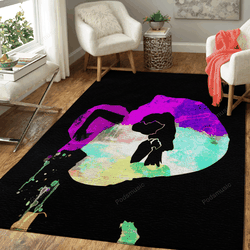 Lady Gaga Watercolor Music Legends On Stage Art For Fans Area Rug Living Room Carpet Rug Regtangle Carpet Floor Decor Home Decor
