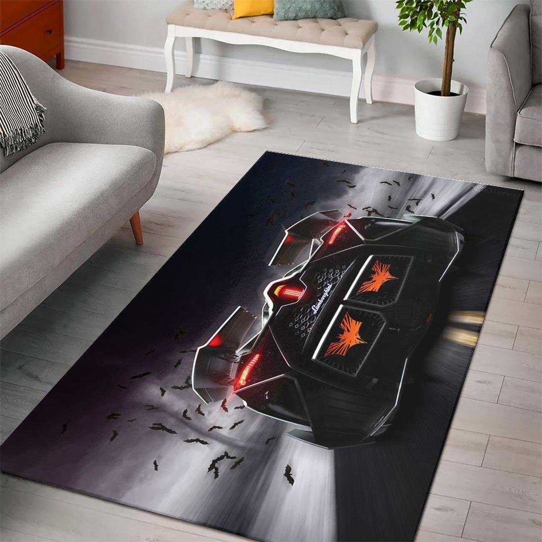 Lamborghini Veneno Super Cars Fn200238 Area Rug Rug Regtangle Carpet Floor Decor Home Decor