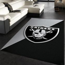 Las Vegas Raiders Nfl 16 Living Room And Bed Room Rug Rug Regtangle Carpet