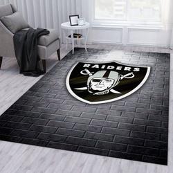 Las Vegas Raiders Nfl 20 Living Room And Bed Room Rug Rug Regtangle Carpet